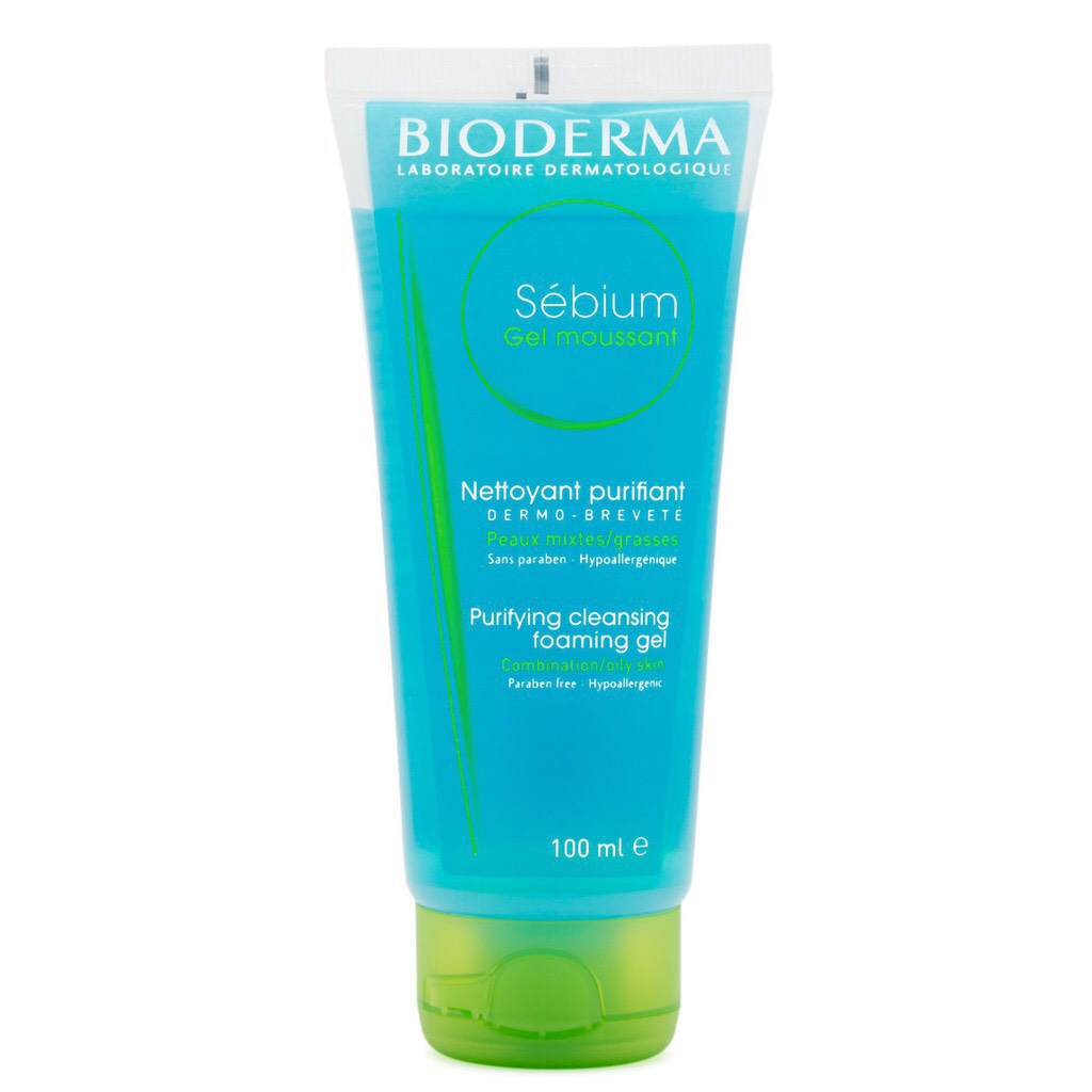 Bioderma gel rửa mặt tạo bọt da dầu nhạy cảm gel sebium moussant 100ml