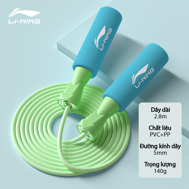 Dây Nhảy LI-NING Người Lớn Trẻ Em Điều Chỉnh Độ Dài Dây Nhảy LINING Dây Nhảy Vòng Bi