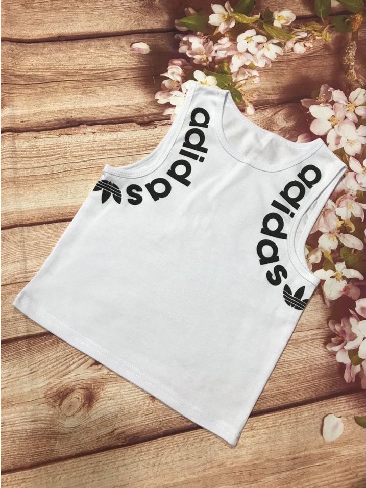 [Hoàn tiền Max 15%] Áo thun croptop nữ sát nách in viển chữ