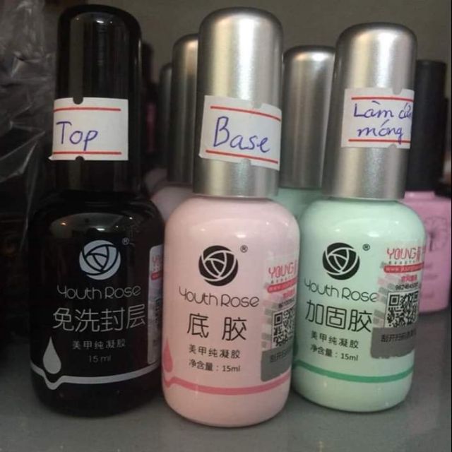 base liên kết  hoa hồng dùng cho nail