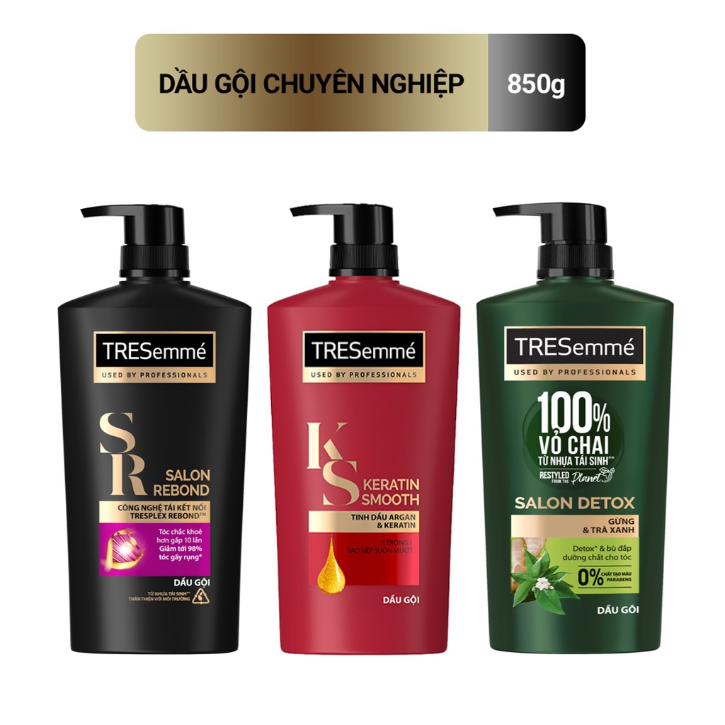 Dầu Gội TRESemmé Chai 640g/850g