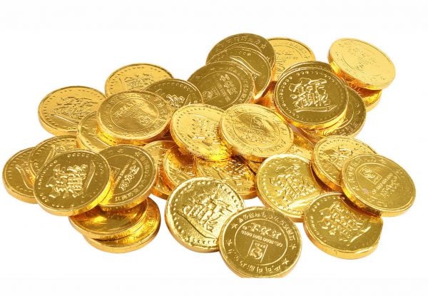 1kg chocolate candy with gold bar, coin, watermelon, strawberry,-new date