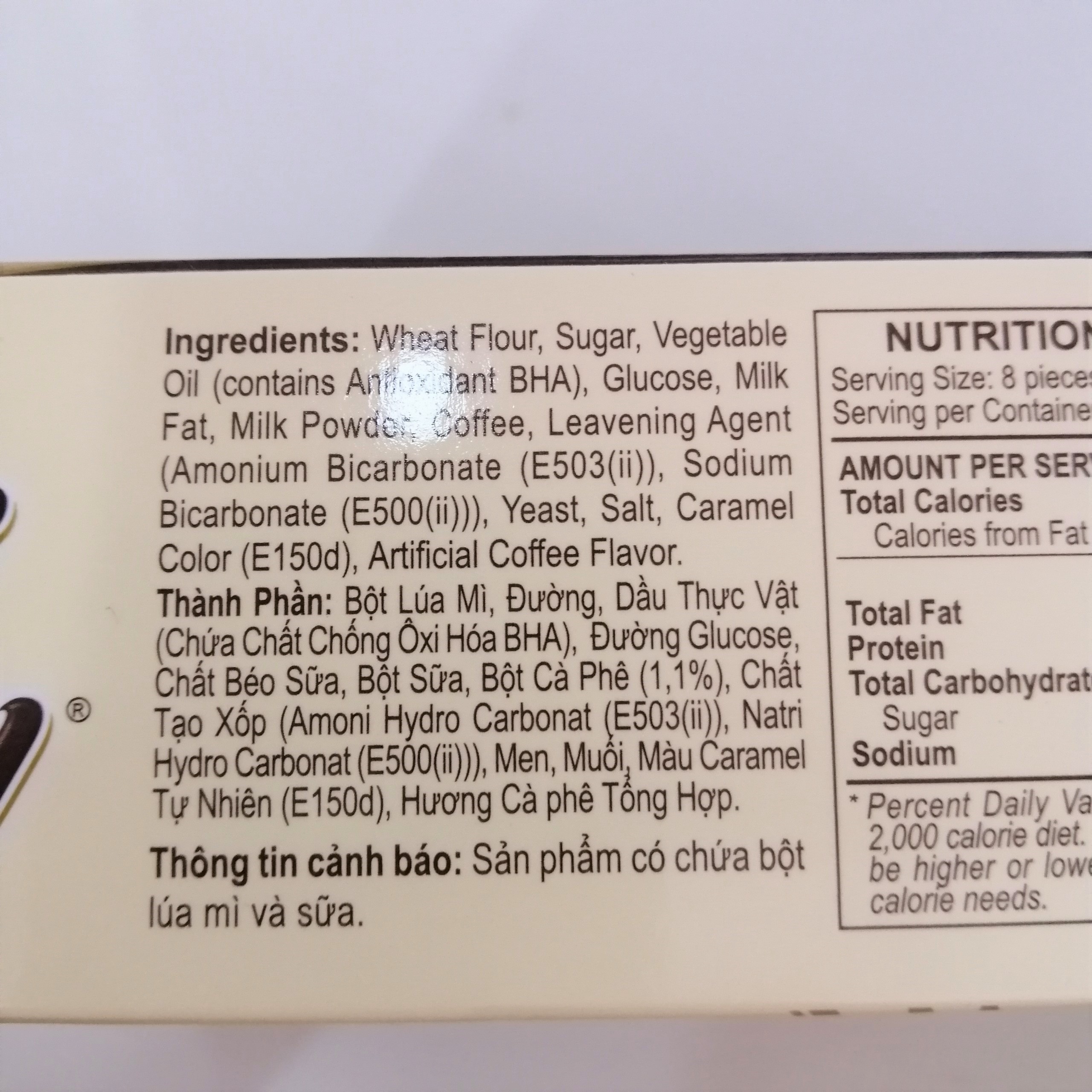 Bánh Quy Vị Cà Phê Coffee Joy (Hộp 312g)
