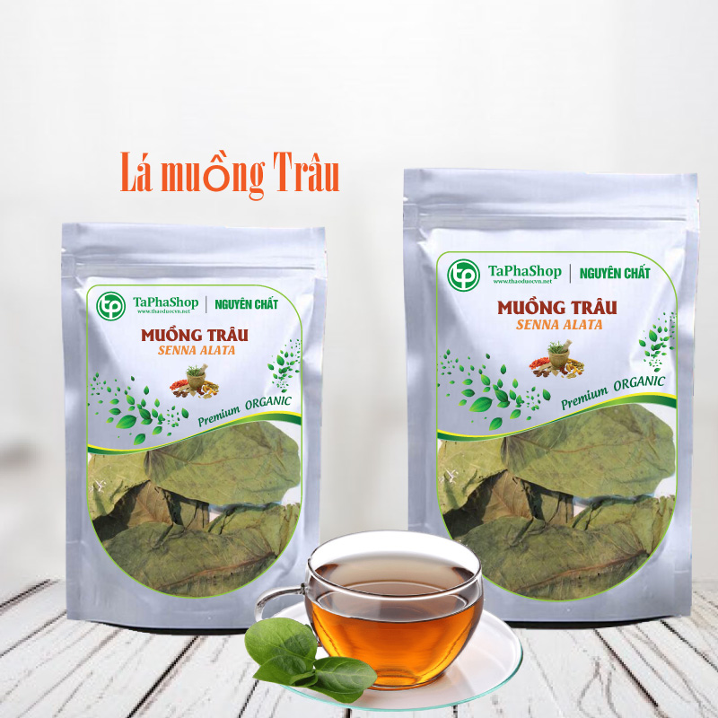 Lá muồng trâu khô loại 1kg - Thảo Dược Tấn Phát