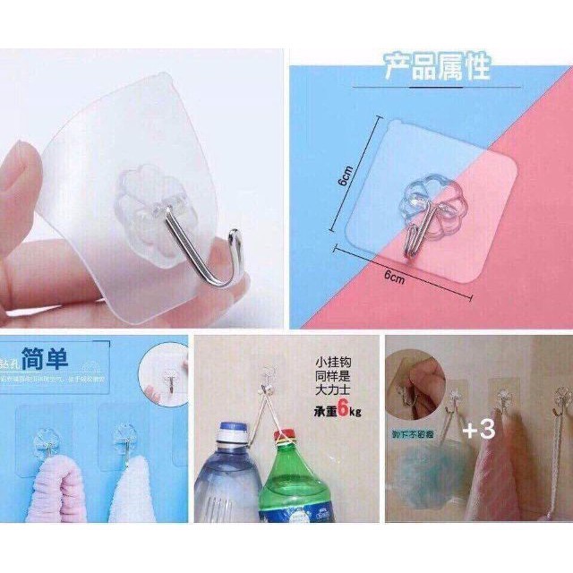 Móc Dán Tường Chịu Lực Thần Thánh - Siêu Bền - Chắc Chắn