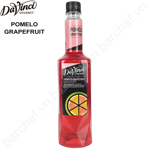 Syrup Davinci Pink Grapefruit (Bưởi Hồng) 750ml