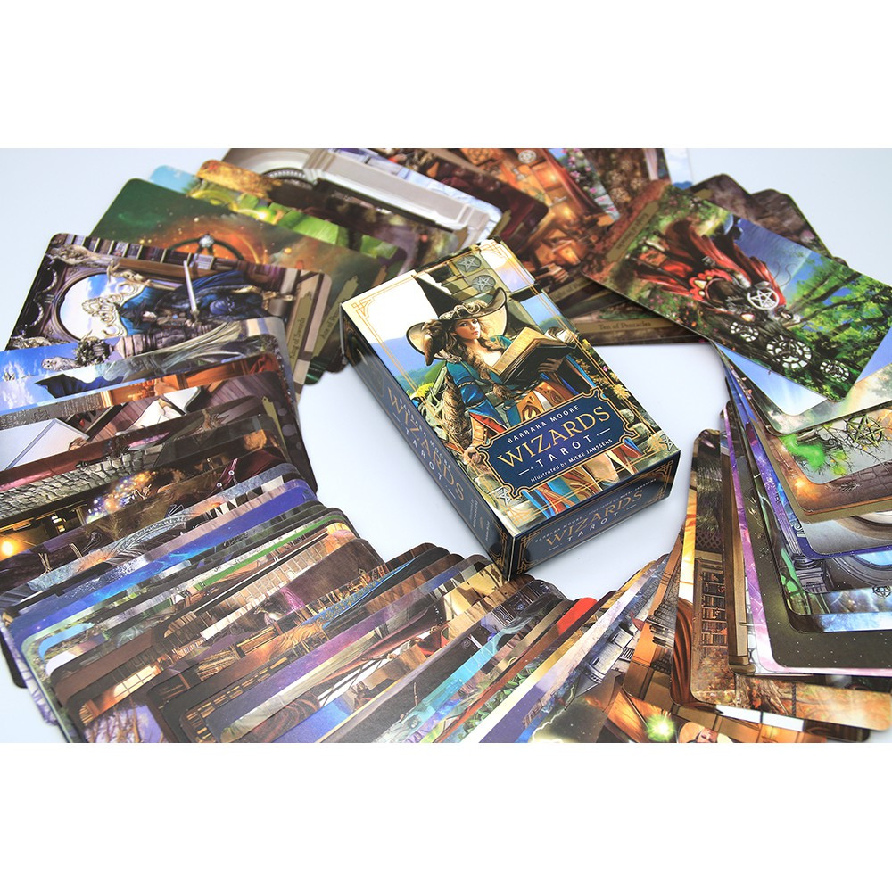 Bộ bài WIZARDS TAROT bói bài tarot oracle [MUA 2 BỘ BẤT KÌ TẶNG ĐÁ THANH TẨY]