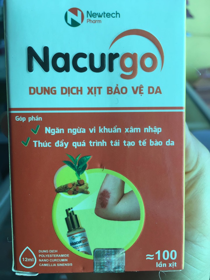 NACURGO XỊT VẾT THƯƠNG 100 LẦN XỊT