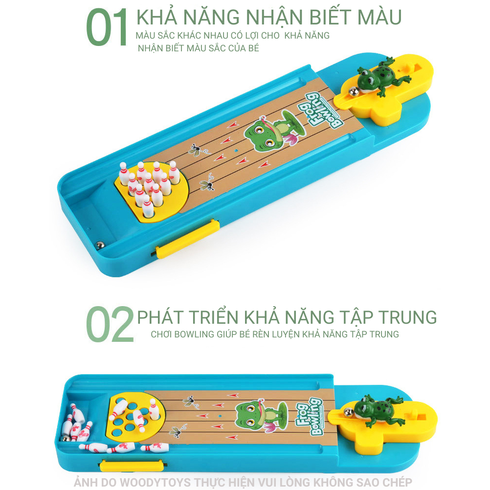 Bộ đồ chơi Bowling Ếch cho trẻ em