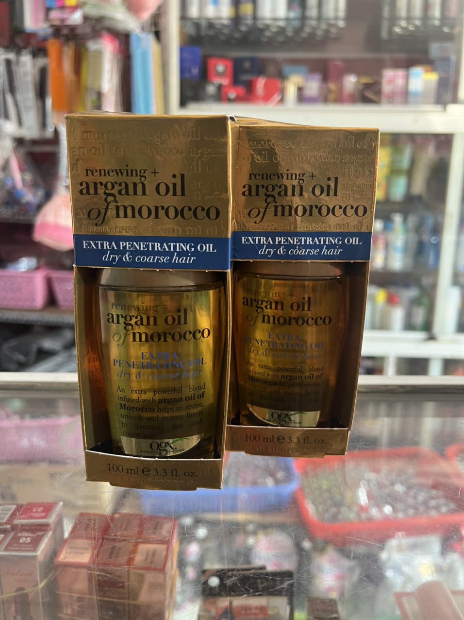 Tinh dầu dưỡng tóc renewing argan oil of morocco EXTRA PENETRATING OIL 100ML (DRY COARSE HAIR)