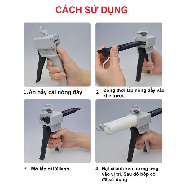 Súng Bắn Keo 2 Thành Phần
