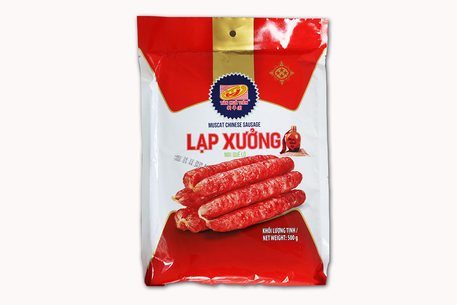 Lạp xưởng nạc 4 sao 500gr Tân Huê Viên