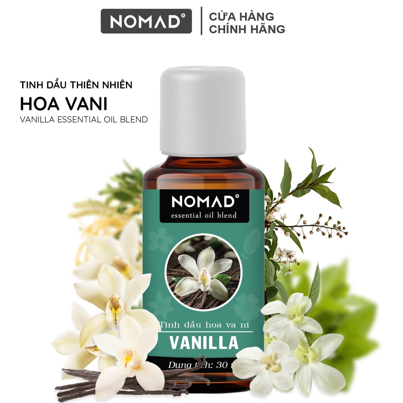 Tinh Dầu Vani Nomad Vanilla Essential Oil Blend