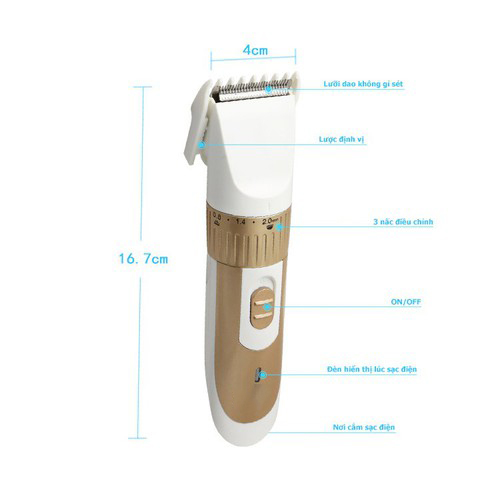 TÔNG ĐƠ CẮT TÓC TRẺ EM KM - 9020 [ Tông đơ hớt tóc - Tông đơ trẻ em - Máy hớt tóc - May cắt tóc ]