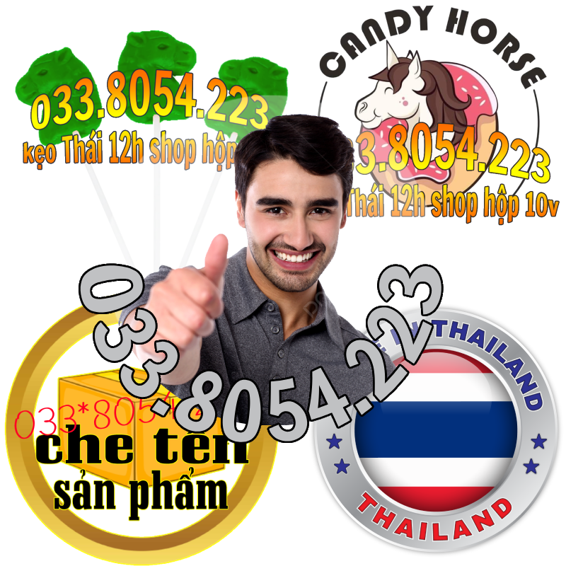 combo 2 hộp kẹo que hình con ngựa