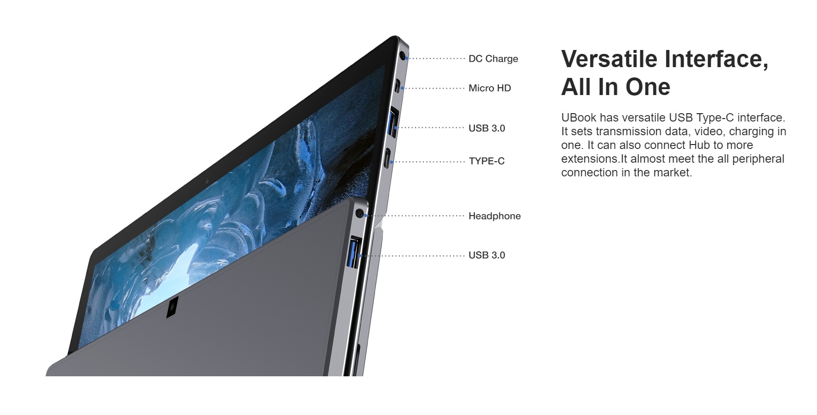 Tablet 2 in 1 Chuwi Ubook (Chip N4100/8G/256GSSD)