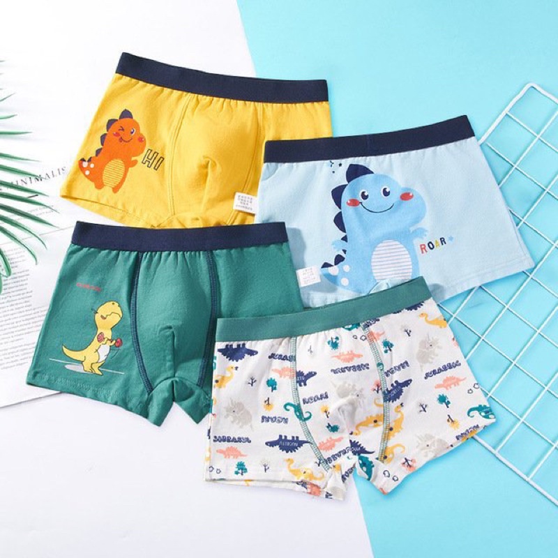 Quần lót bé trai HIKITO combo 6 quần