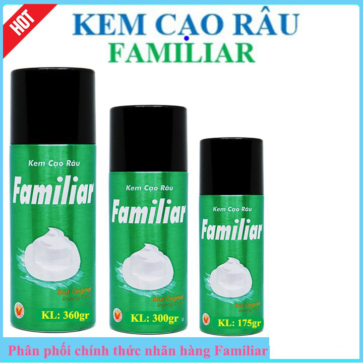 Kem Cạo Râu Familiar Chai