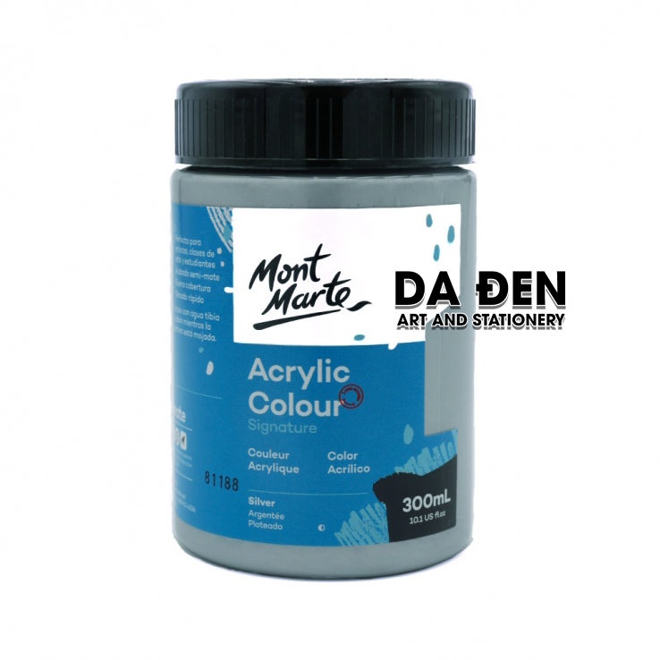 Màu Mont Marte Signature Acrylic Colour 300ml - Silver