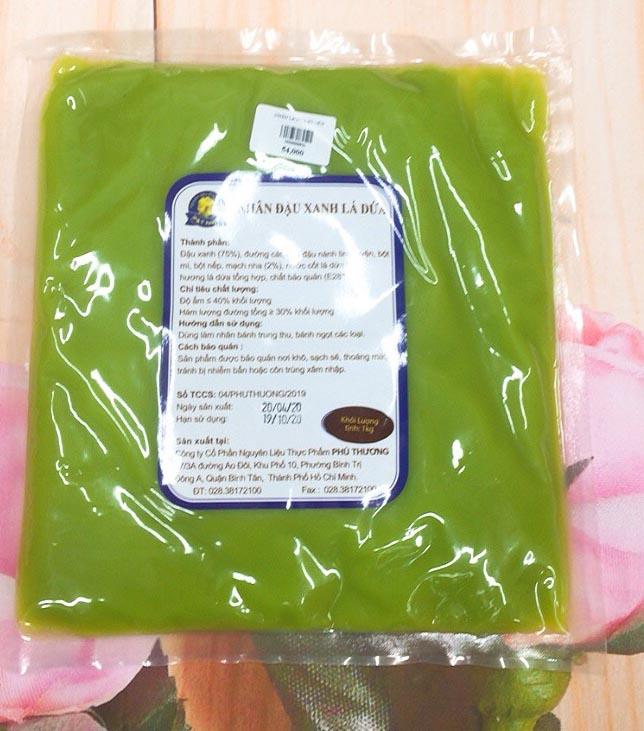 Nhân Đậu Xanh Lá Dứa Phú Thương 1kg