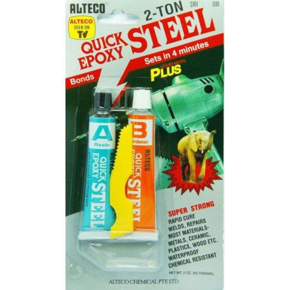 Keo ab 2 thành phần thái lan loại lớn quick epoxy steel alteco 56.7 gram
