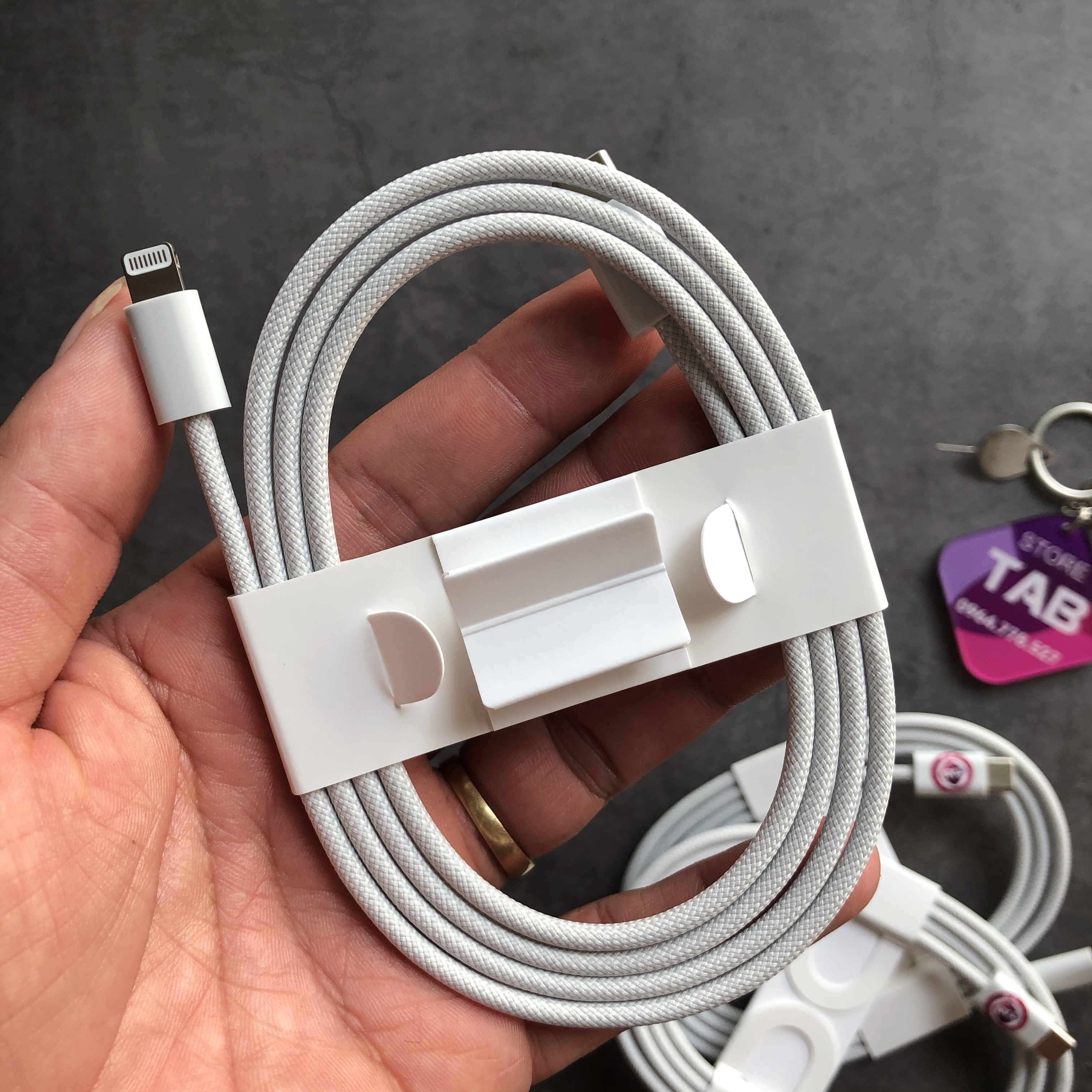 Cáp Dù Type C to Lighting IMac 2021 -Bảo Hành 12T