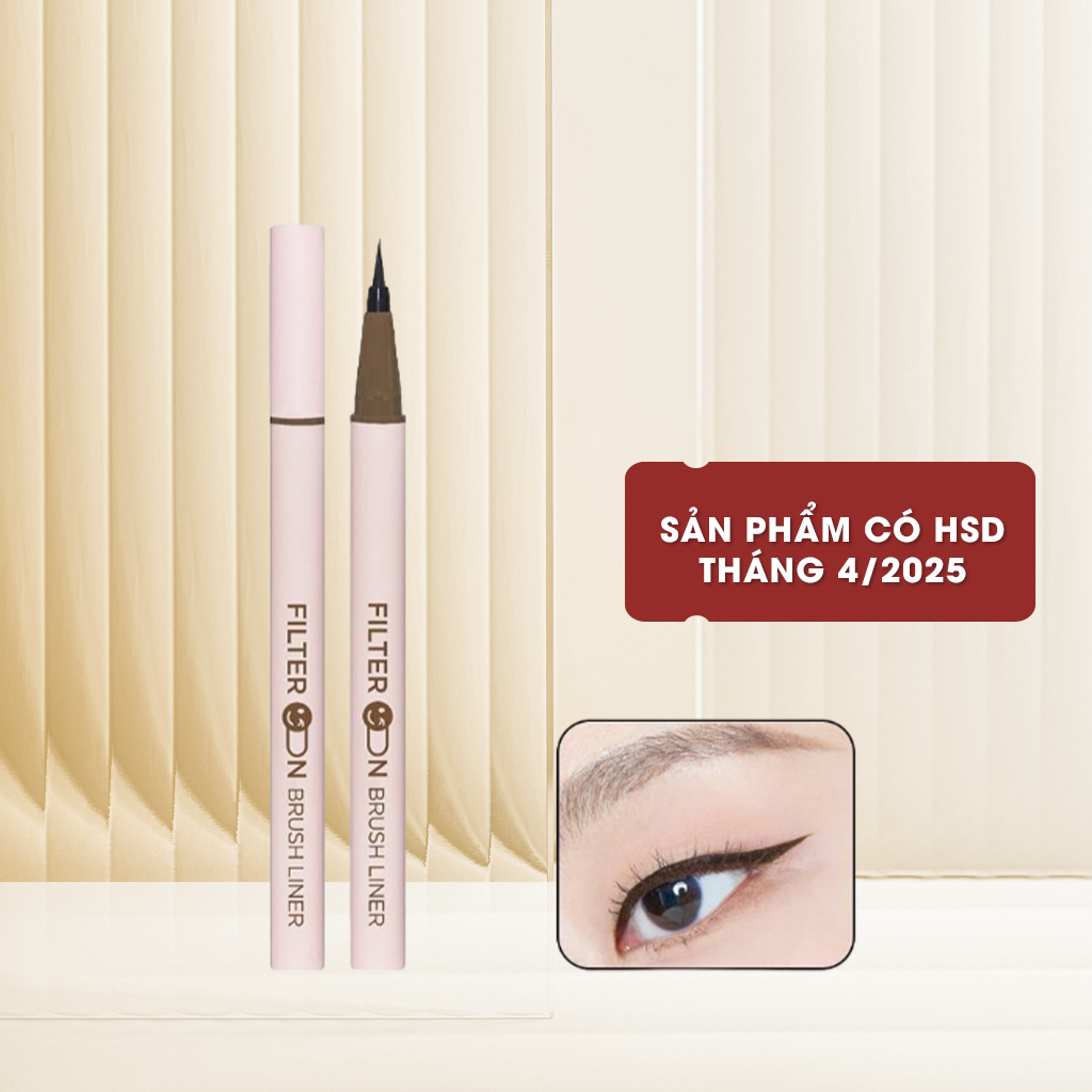 Bút kẻ mắt nước sắc nét, lâu trôi i'm meme filter on brush liner 0.6g