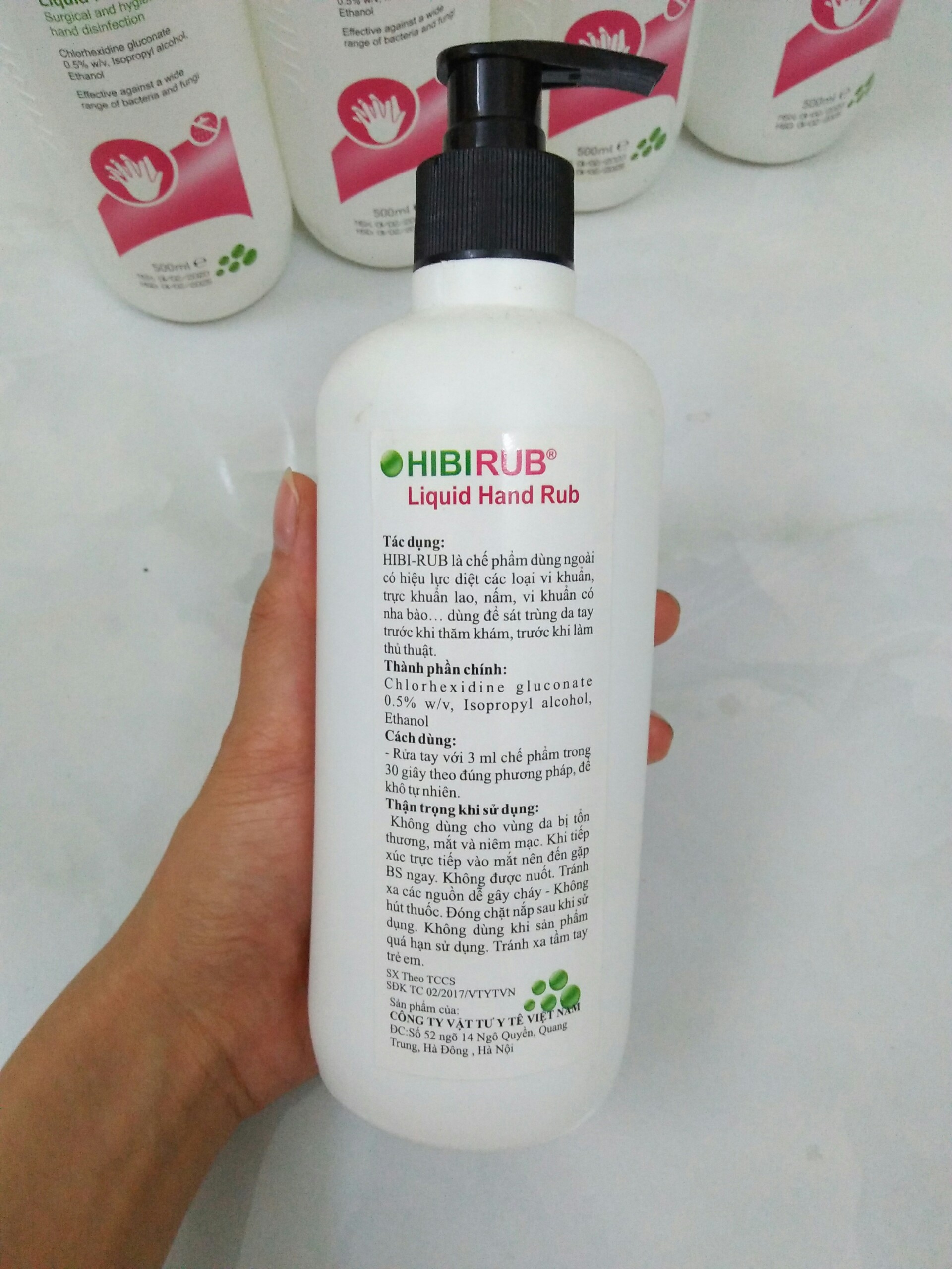 Nước rửa tay khô diệt khuẩn 500ml