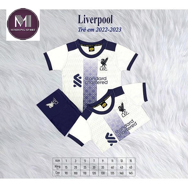 Bộ Quần Áo Bóng.Đá Trẻ Em – CLB Liverpool
