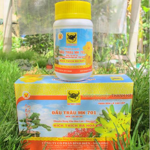 Phân bón lá npk đầu trâu 701 kích ra hoa - lọ 100g