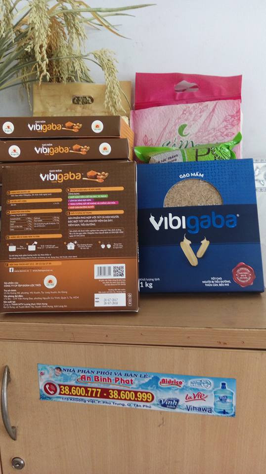 [HCM]GẠO MẦM VIBIGABA -HỘP 1KG