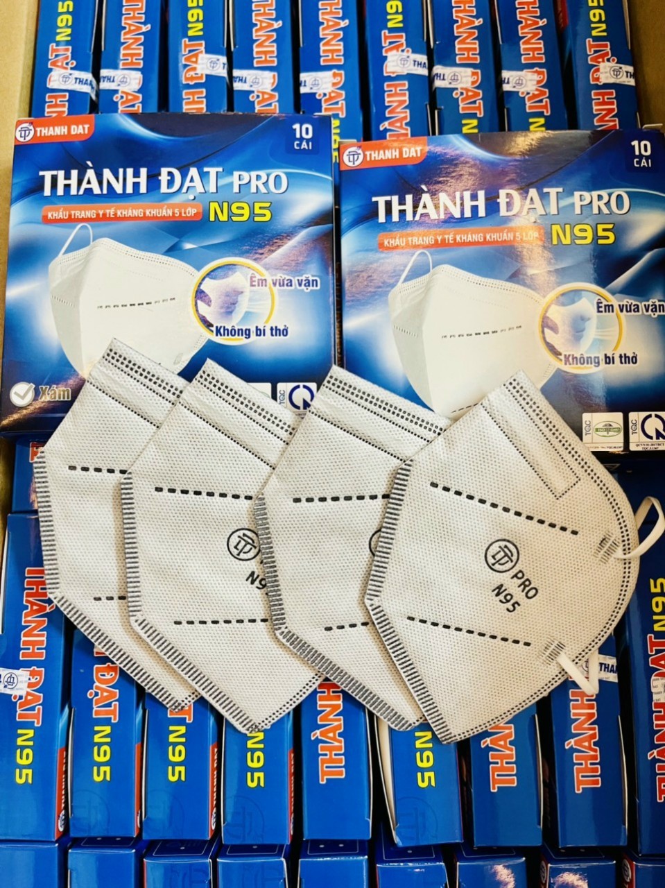 [12_5D] Combo 10 túi mask 5D An Tâm (túi 10 cái), màu trắng
