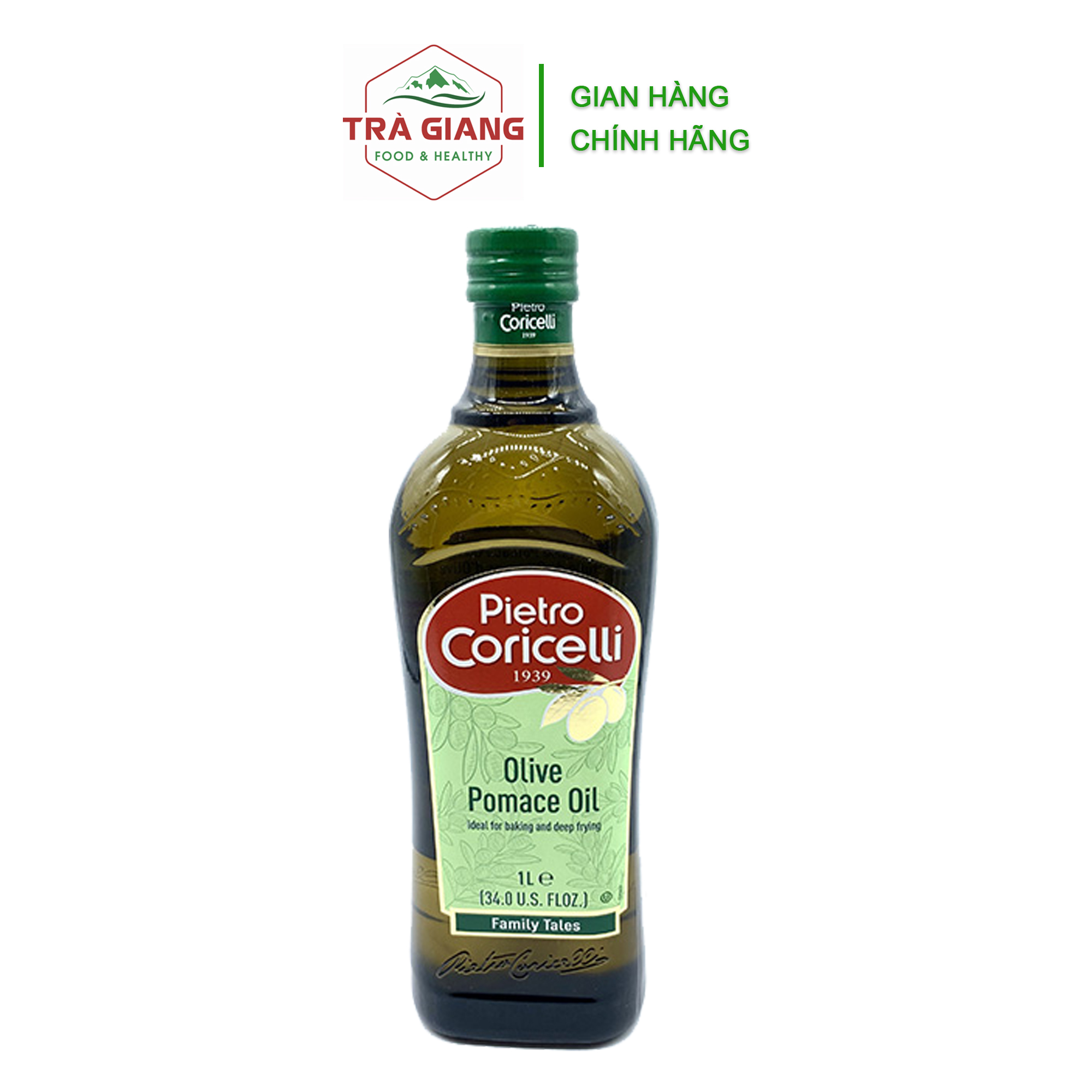 Dầu Ôliu Pietro Coricelli Pomace 1000ml - Ý