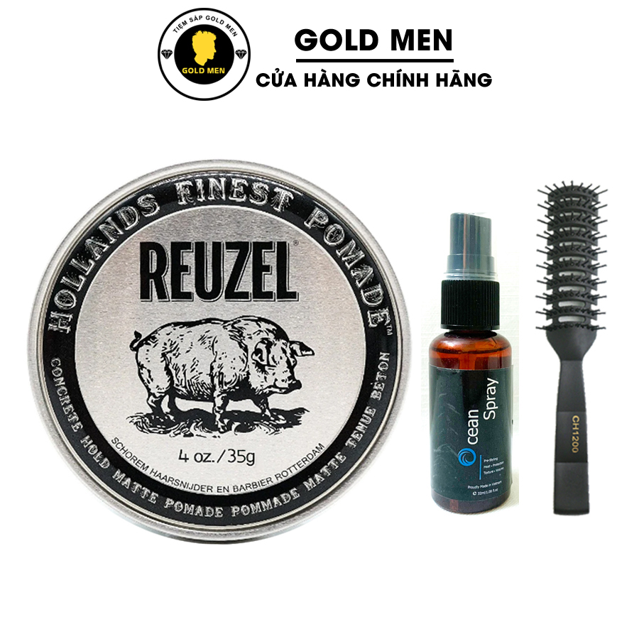 Reuzel Concrete Pomade, Pomade vuốt tóc
