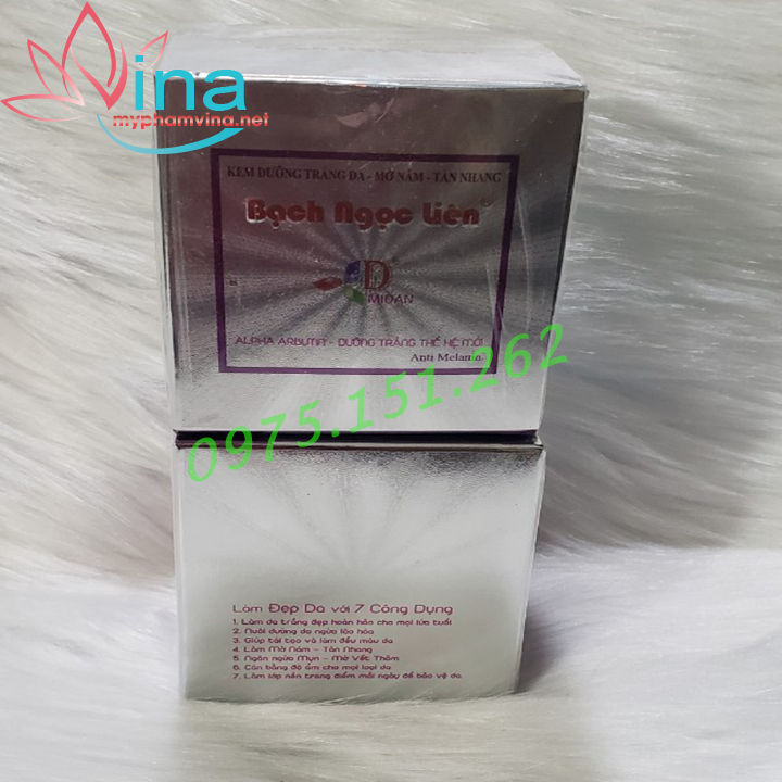 Kem dưỡng trắng da mặt Bạch Ngọc Liên 20gr