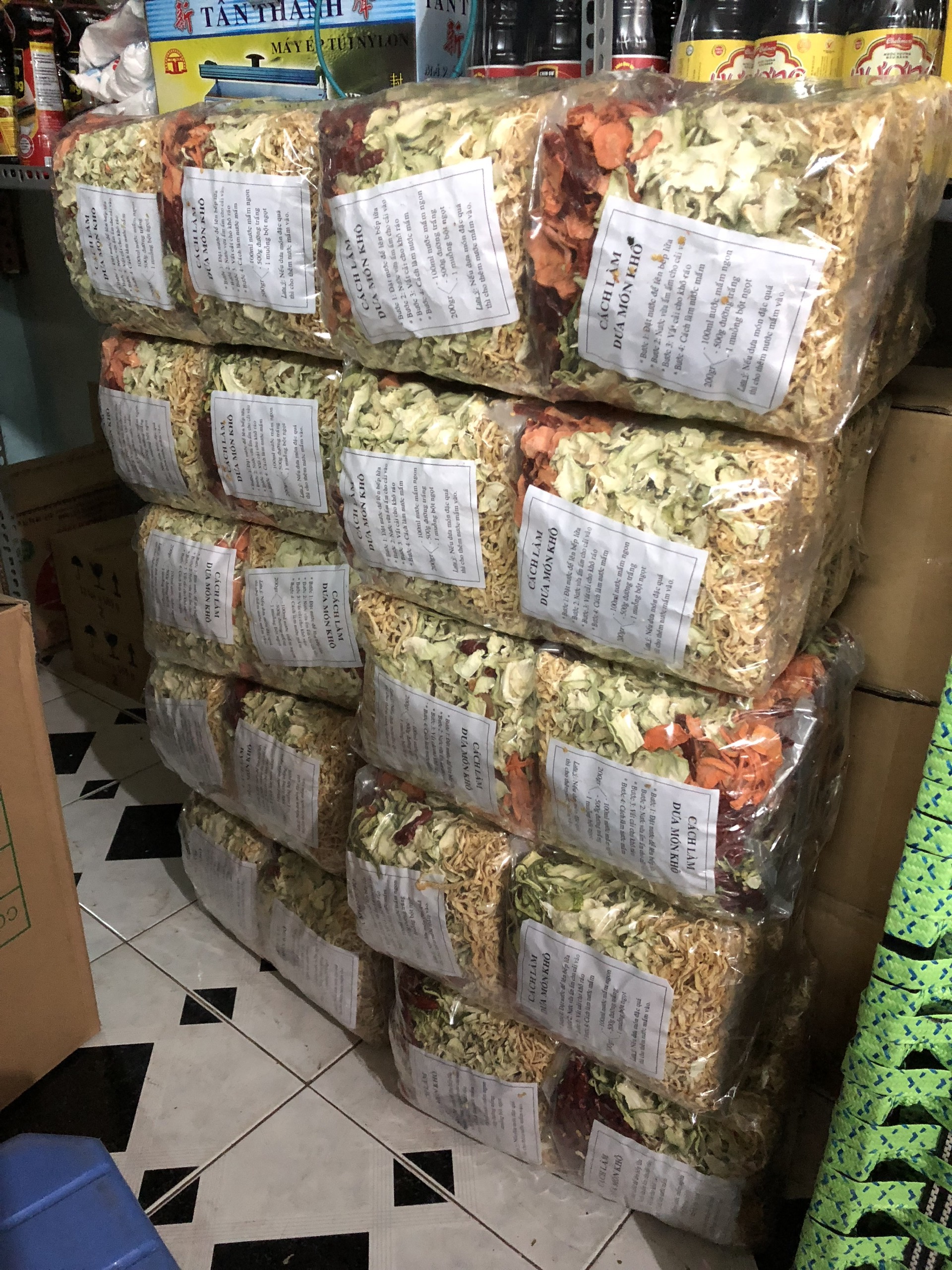 Dưa món sấy khô