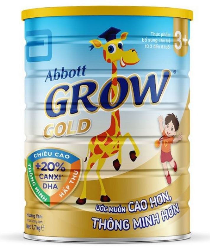 Sữa bột Abbott Grow Gold 3+ 1,7kg (3 - 6 tuổi)