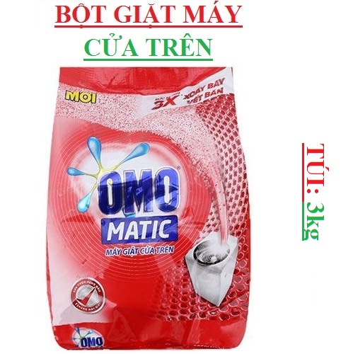 [HCM] Bột Giặt OMO Matic Cửa Trên (3kg)