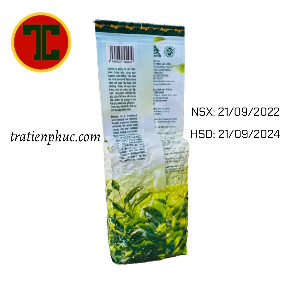 [10 gói tặng 1] Trà Oolong (Olong,Ô long) Tâm Châu 250g/gói