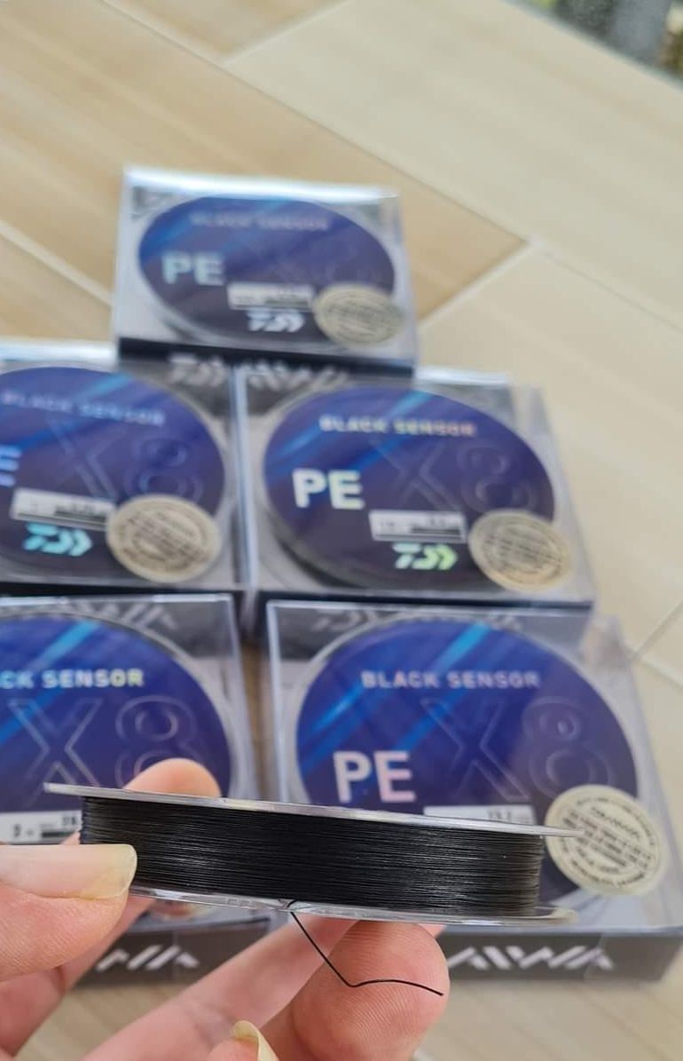 DÂY DAIWA PE X8 150M (BLACK SENSOR)