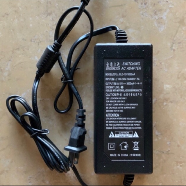 [HCM]Nguồn Sạc Loa Kéo 15V - 3A