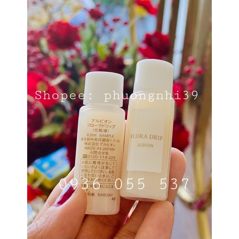 [Chính hãng] [ALBION] Nước dưỡng da FLORA DRIP 3ml, 6ml, 24ml (Auth 100%, kèm bill mua từ hãng)
