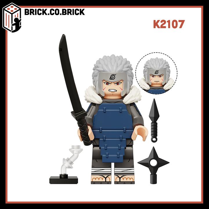 Đồ chơi lắp ráp naruto hokage đệ nhất đệ nhị đệ tam itachi mặt nạ cáo kakashi minato kdl814