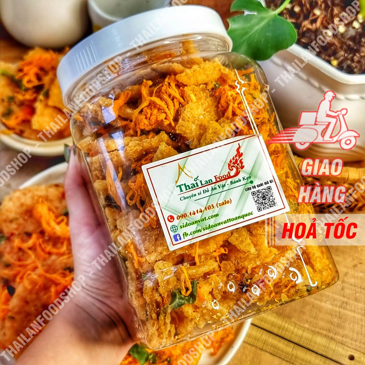 Cơm Cháy Xốc Khô Gà - Hộp 500gr