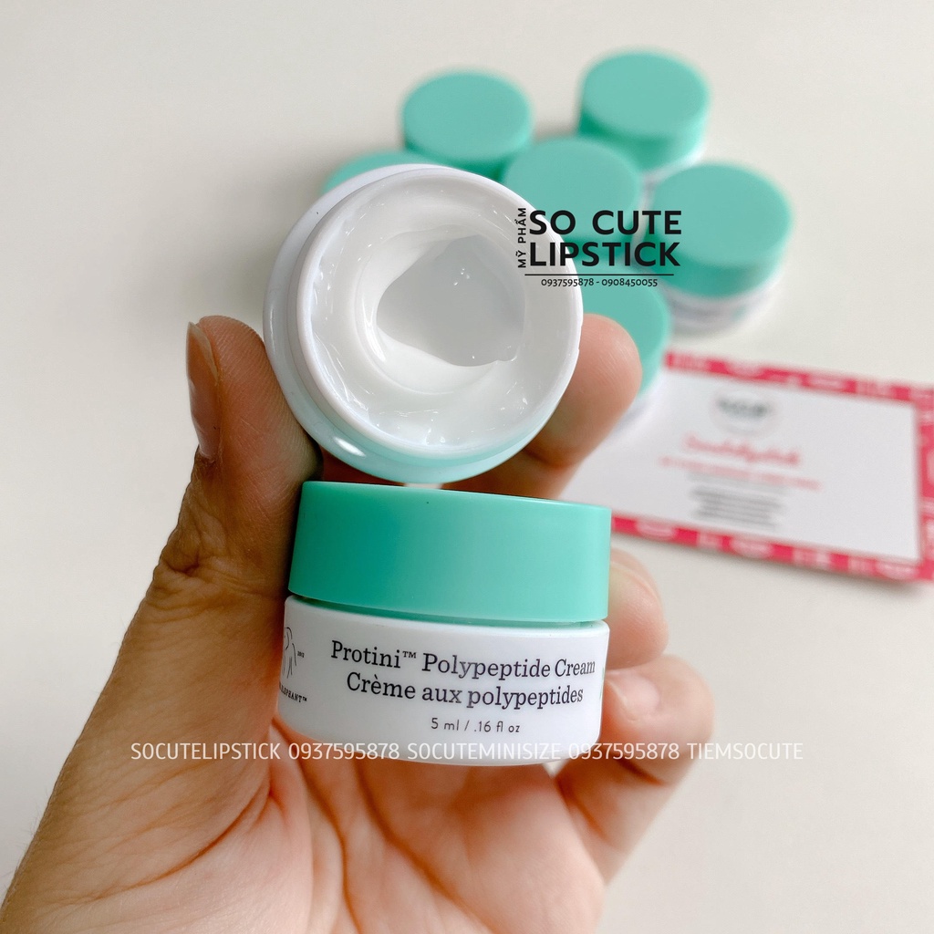 SAMPLE GÓI 1.5ML - Kem Dưỡng Ẩm Drunk Elephant Protini Polypeptide Moisturizer Mini 5ml