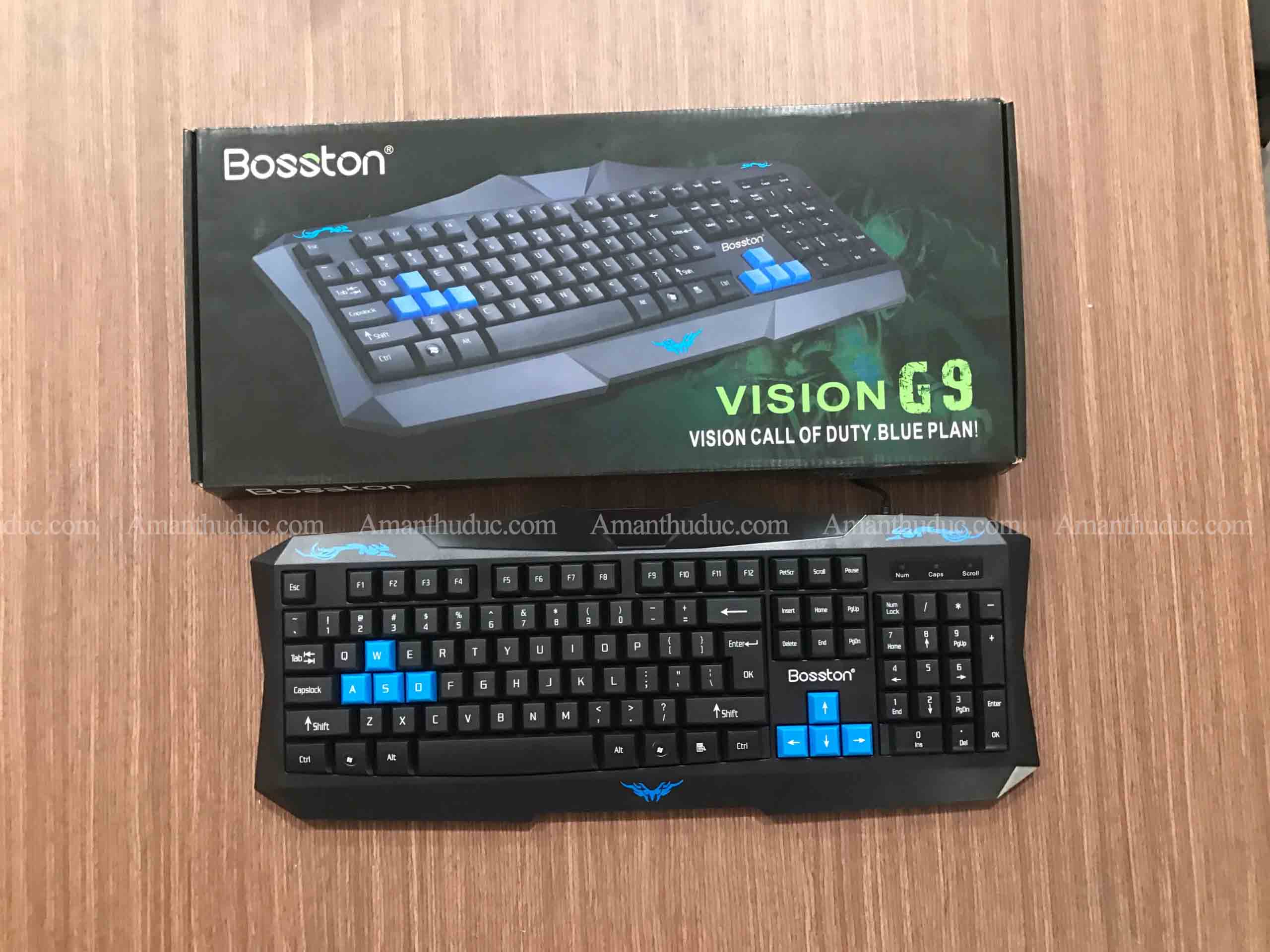 [HCM]Bàn phím máy tính VISION G9 - bấm cực êm
