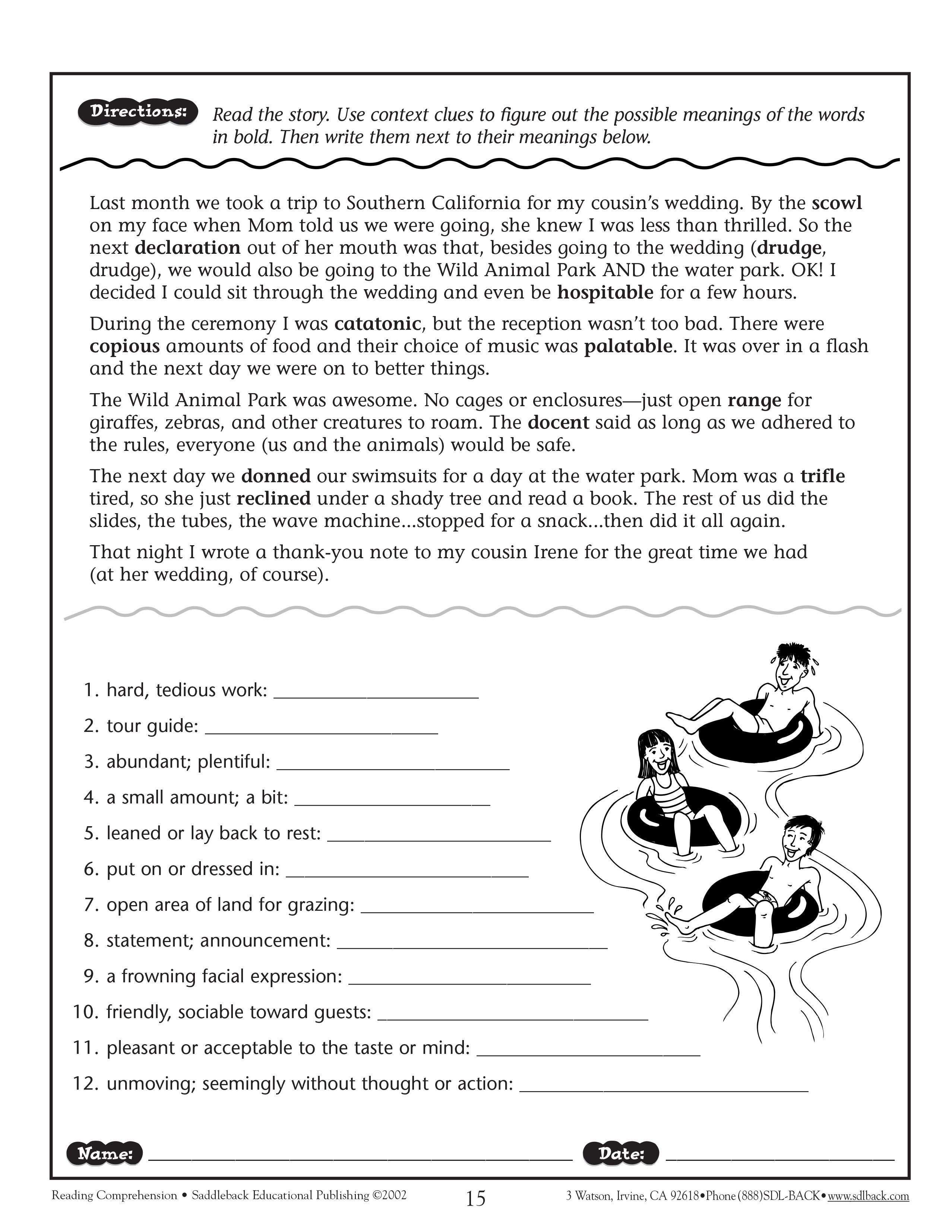 Reading Comprehension Skills and Strategies Level 8 ( đen trắng )