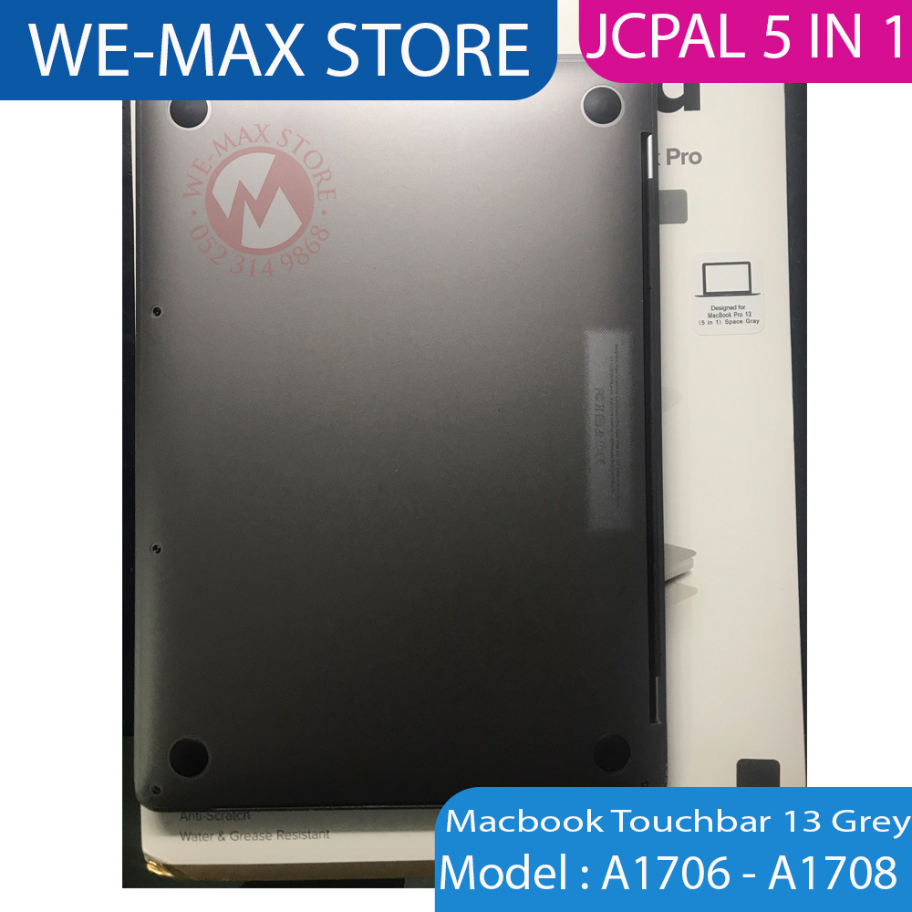 BỘ dán JCPAL 5 in 1 Space Grey Macbook Touchbar 13.3 - WE-MAX STORE
