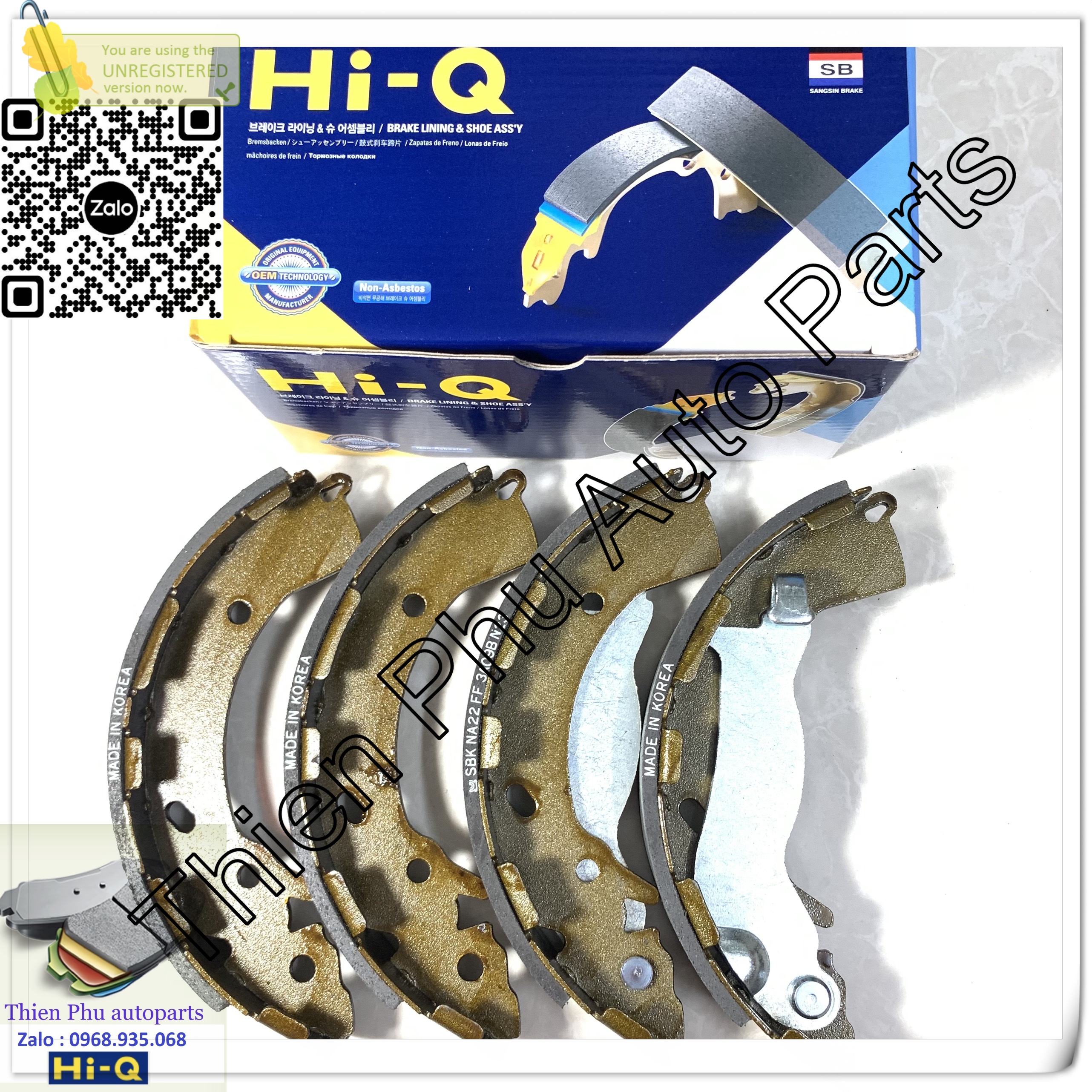 Hi-q genuine brake pads for grand i10 + i20-rear brake shoe. brake shoe oem: 583050ua00 583050xa10 583500pa00 583053xa00