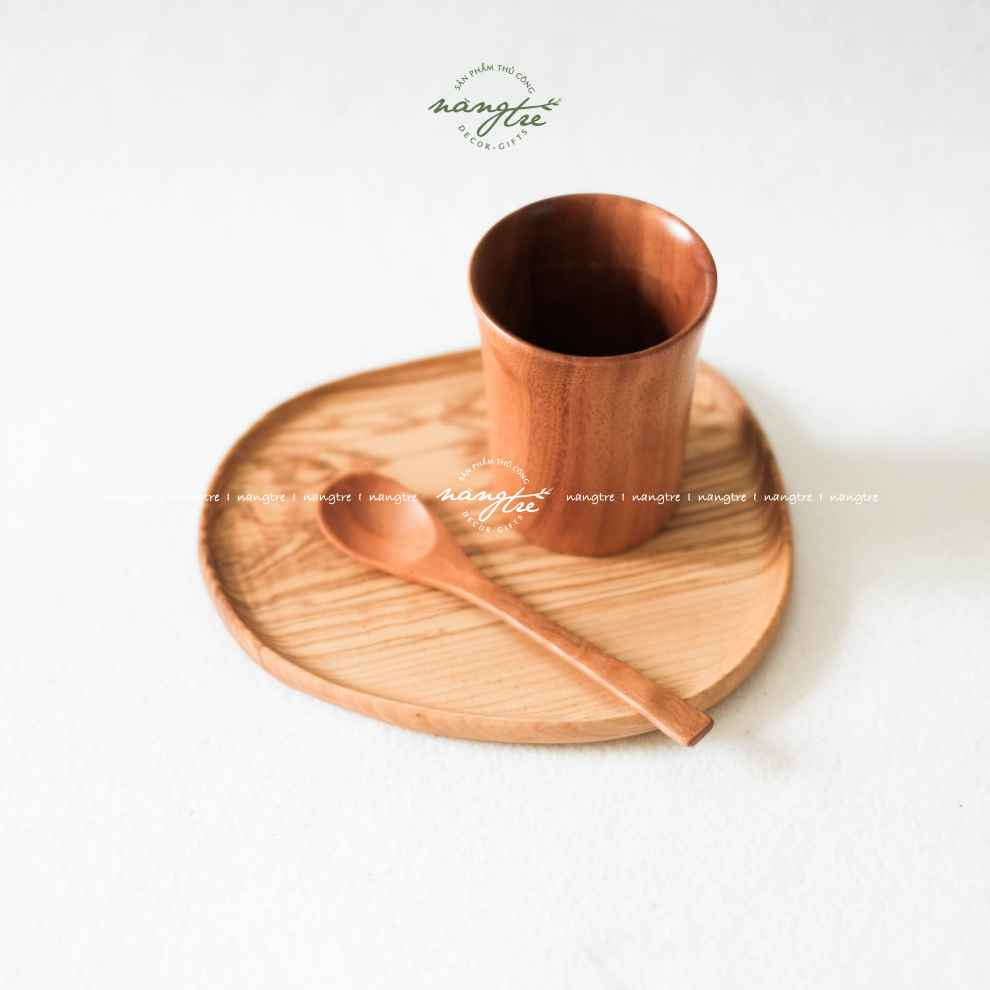 [HCM]Ly gỗ tự nhiên/ Cóc gỗ decor